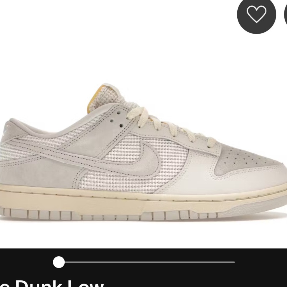 Nike Dunk Low Phantom White Bone Men’s Size 6